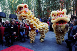 Lion Dance Grand Opening Madarin Oriental Las Vegas